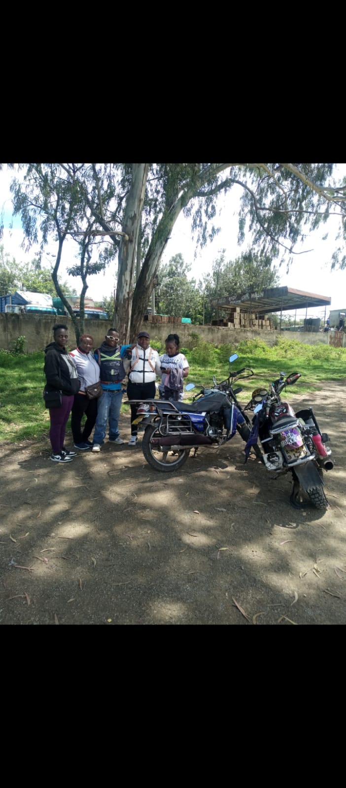 Women riders on the road